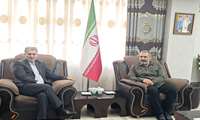 دیدار مدیر و مسئولین شبکه بهداشت و درمان با فرماندار جدید شهرستان سلماس