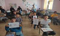 برگزاری مسلبقه نقاشی با موضوع هفته ملی بدون دخانیات در مدارس سلماس