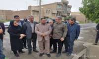 بازدید میدانی و بررسی مشکلات بهداشتی سطح شهر با حضور دادستان سلماس