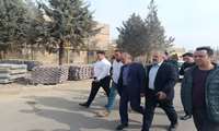بازدید مجدد سردار دکتر رضازاده از ادامه روند محوطه سازی بیمارستان خاتم الانبیا< سلماس