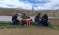 در راستای روز جهانی فشار خون؛ حرکت خانه‌به‌خانه تیم‌های بهداشتی سلماس در روستای مرزی حاجی جفان