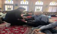 سلامت سالمندان در کنار نماز جمعه؛ ارائه خدمات بهداشتی در مصلی امام خمینی(ره) سلماس