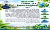 پیام تبریک دکتر عباس اسماعیلی ثانی مدیر شبکه بهداشت و درمان سلماس به مناسبت روز جهانی بهداشت محیط