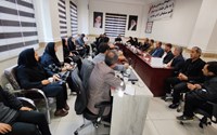 برگزاری جلسه شورای بهورزی در مرکز بهداشت سلماس