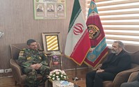 دیدار مدیر و مسئولین شبکه بهداشت و درمان با فرمانده تیپ 264 متحرک هجومی سلماس