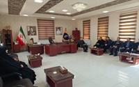 دیدار مدیر و مسئولین شبکه با فرمانده سپاه به مناسبت ارتقای درجه
