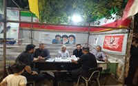برپایی موکب سلامت شبکه بهداشت و درمان سلماس در محل تجمعات شبانه شهروندان