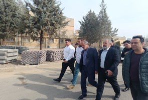 بازدید-مجدد-سردار-دکتر-رضازاده-از-ادامه-روند-محوطه-سازی-بیمارستان-خاتم-الانبیا<-سلماس